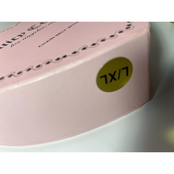 Juicy Couture gold chain belt in a box nwt - Picture 2 of 2